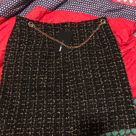 Tweed posh plaid skirt - Picture 2 of 2